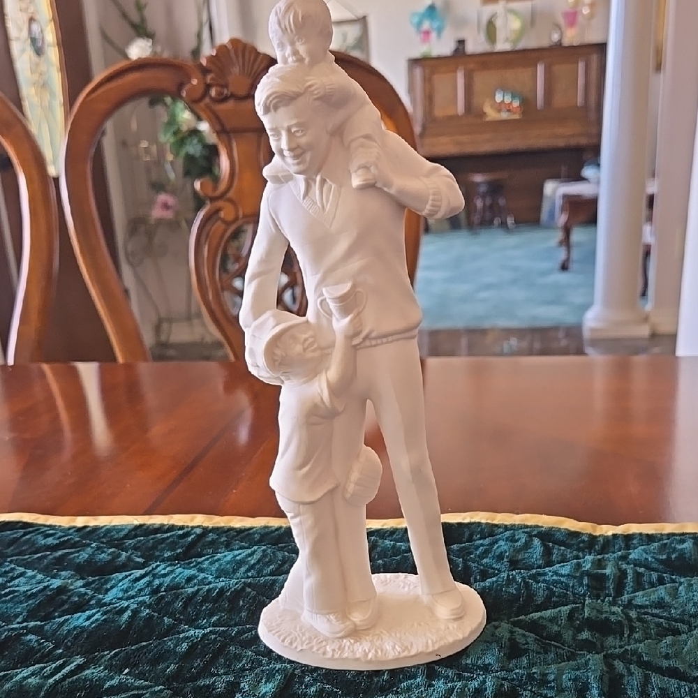 Elegant White Family Sculpture